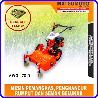 Jual Tiller Pemangkas Penghancur Rumput Semak Belukar Matsumoto MWG 170 ...