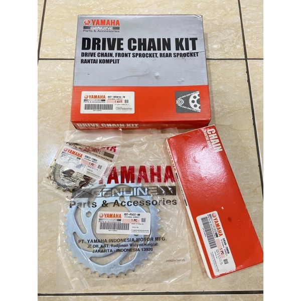 Jual GEAR GIR RANTAI SET 4ST VEGA R LAMA OLD CRYPTON ORIGINAL ORI ASLI ...