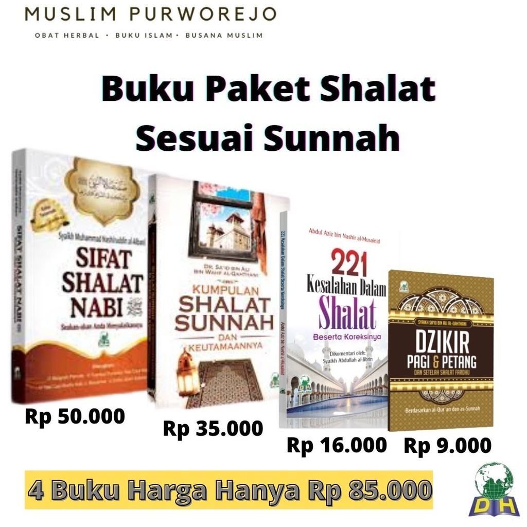 Jual Buku Paket Tuntunan Sifat Shalat Lengkap Sesuai Sunnah - Buku ...