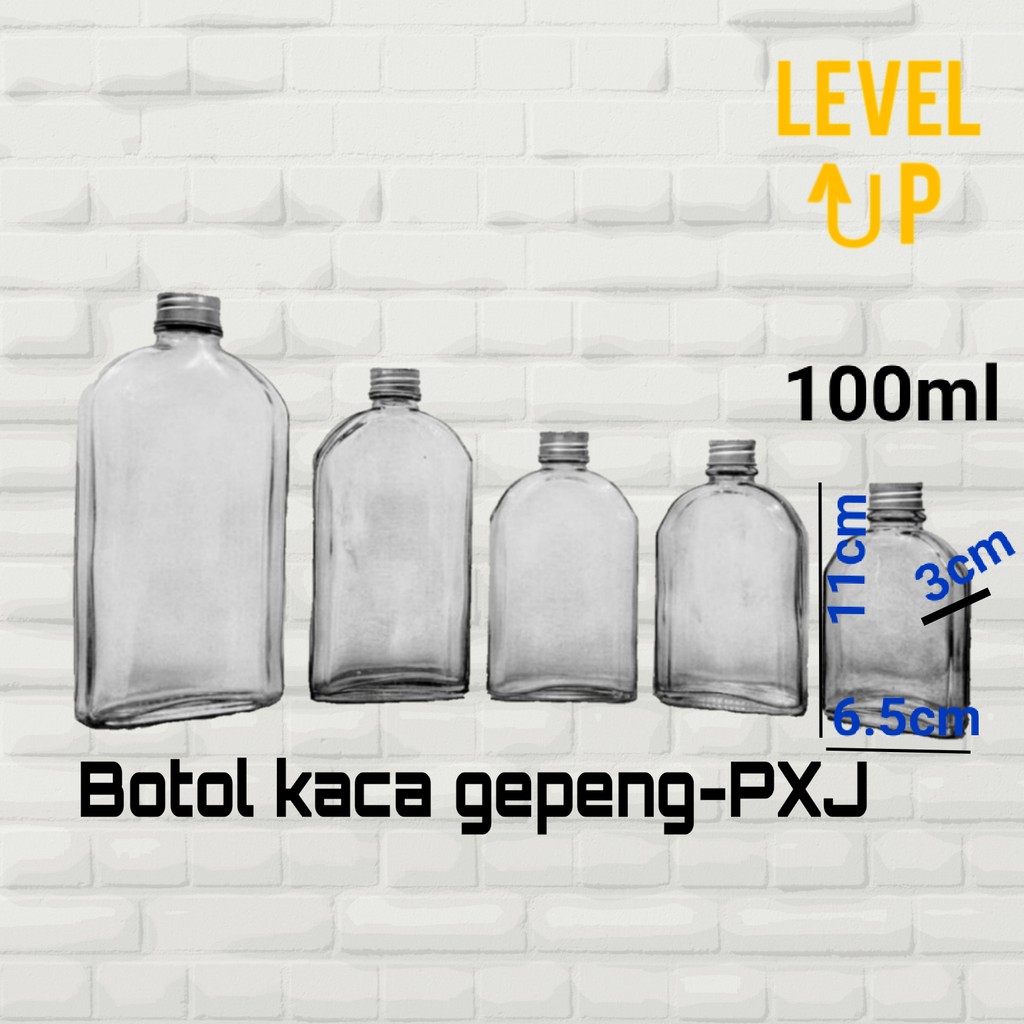 Jual BOTOL KACA POLOS - GEPENG / BOTOL KOPI / BOTOL AIR | Shopee Indonesia