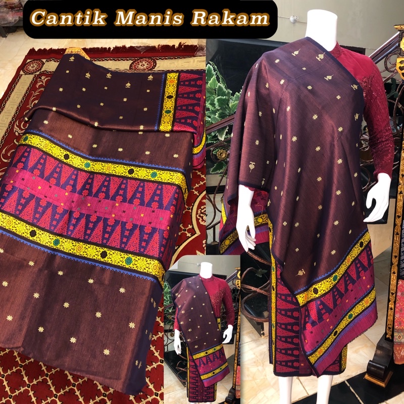 Jual Songket Cantik Manis Rakam & Salur Rakam / Songket Tenun Palembang ...