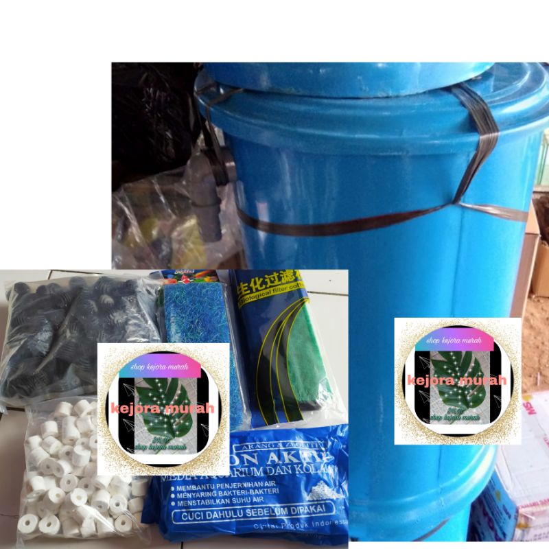 Jual MEDIA FILTER TABUNG CHAMBER MEDIA KOLAM KOI LENGKAP JAPMAT MEDIA