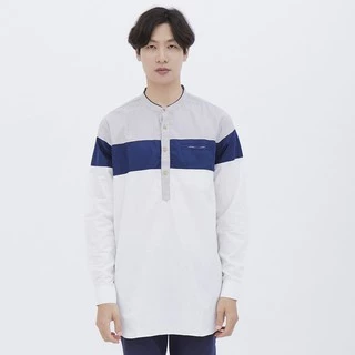 M231 Koko Kurta Pria Panjang Abu 1541B