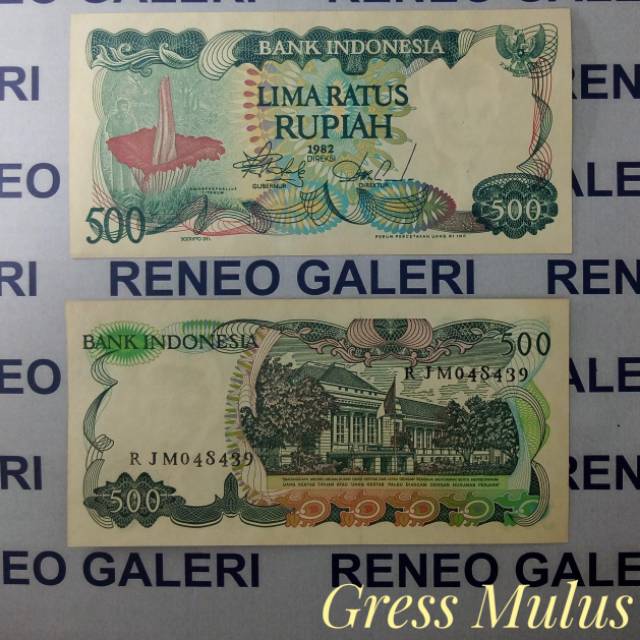 Jual Gress Mulus Asli Rp Rupiah Tahun Bunga Bangkai Uang