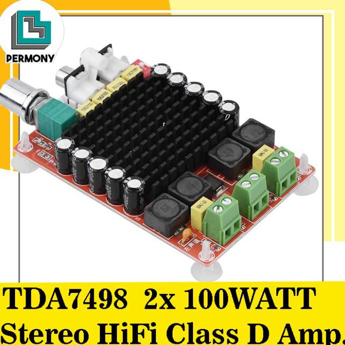 Jual TDA7498 Class D Stereo 2 X 100W Digital Audio Power Amplifier