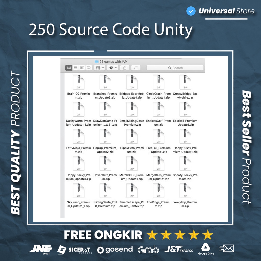 Jual Koleksi 250 SC Unity Premium Source Code Lifetime Lengkap Terbaru ...