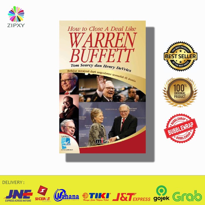Jual Diskon Spesial Buku How To Close A Deal Like Warren Buffett By ...