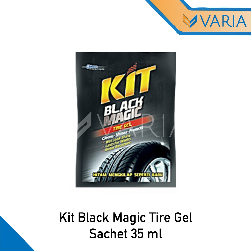 Jual Kit Black Magic Tire Gel Semir Ban Sachet 35 Ml X 12 Hanger Pack