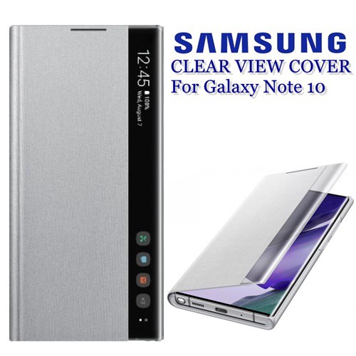 Jual Samsung Clear View Cover For Galaxy Note 10 ORIGINAL