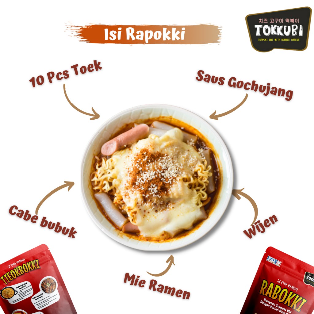 Jual Rabokki Instant Makanan Korea Halal Instan Rappoki Gochujang BY ...
