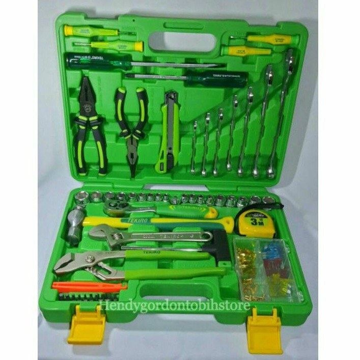 Jual 60pcs Tekiro Mekanik Tool Set Kit Mechanic Box 60 Pcs Pvc Tekiro