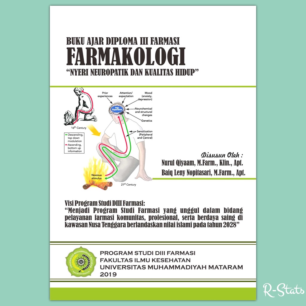 Jual Buku Farmakologi - Buku Ajar Diploma III Farmasi Farmakologi Nyeri ...