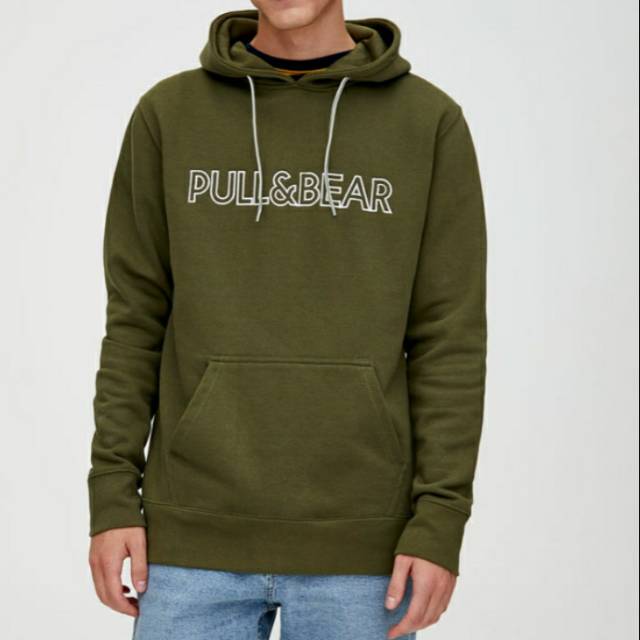 Harga hoodie pull and bear army hotsell