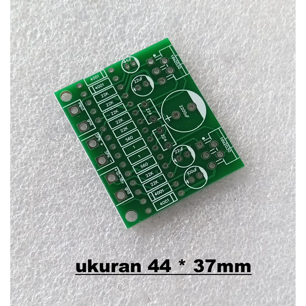 Jual PCB Mono BTL TDA2030 24W Power Amplifier Single VCC | Shopee Indonesia