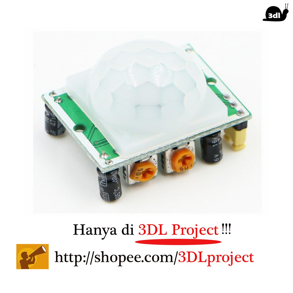 Jual HC-SR501 Infrared PIR Module Motion Sensor Detector Module ...