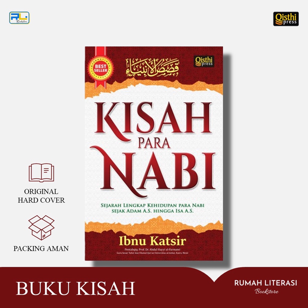 Jual Buku KISAH PARA NABI, Sejarah Lengkap Kehidupan Para Nabi Sejak ...