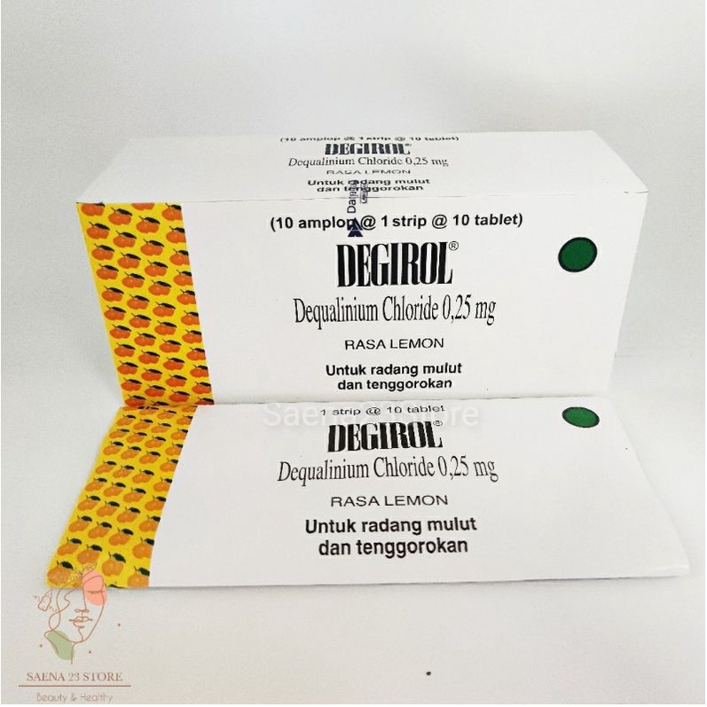 Jual Degirol Per Strip 10 Tablet Radang Tenggorokan Shopee Indonesia