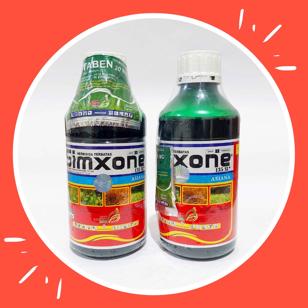 Jual Herbisida Racun Rumput Simxone 135 Sl 1 Liter Shopee Indonesia