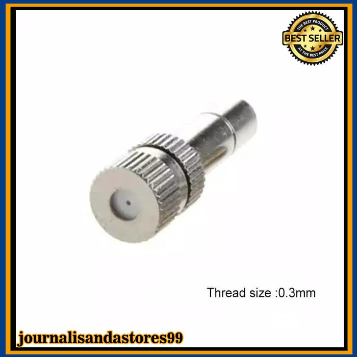 Jual Nozzle Kabut Putih 0.3mm Slip Lock Spray Mist Nozzles Water ...