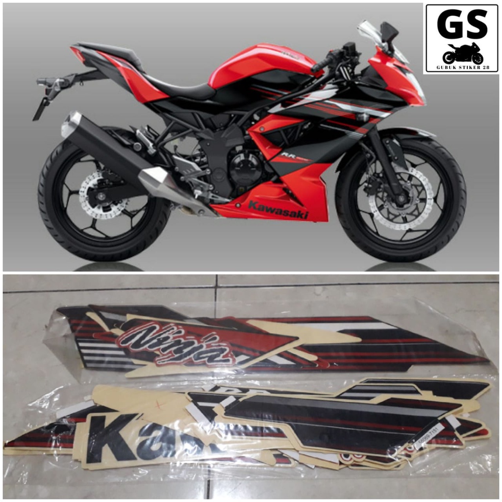 Jual STRIPING STIKER LIS BODY MOTOR KAWASAKI NINJA 250 RR MONO SL TAHUN ...