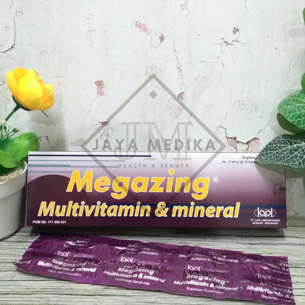 Jual Megazing Multivitamin Setara Zegavit Per Strip Isi 10 Kaplet ...