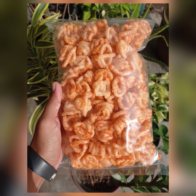 Jual Krupuk Keong Mini Pedas Camilan Nyamil Nyamili Snack