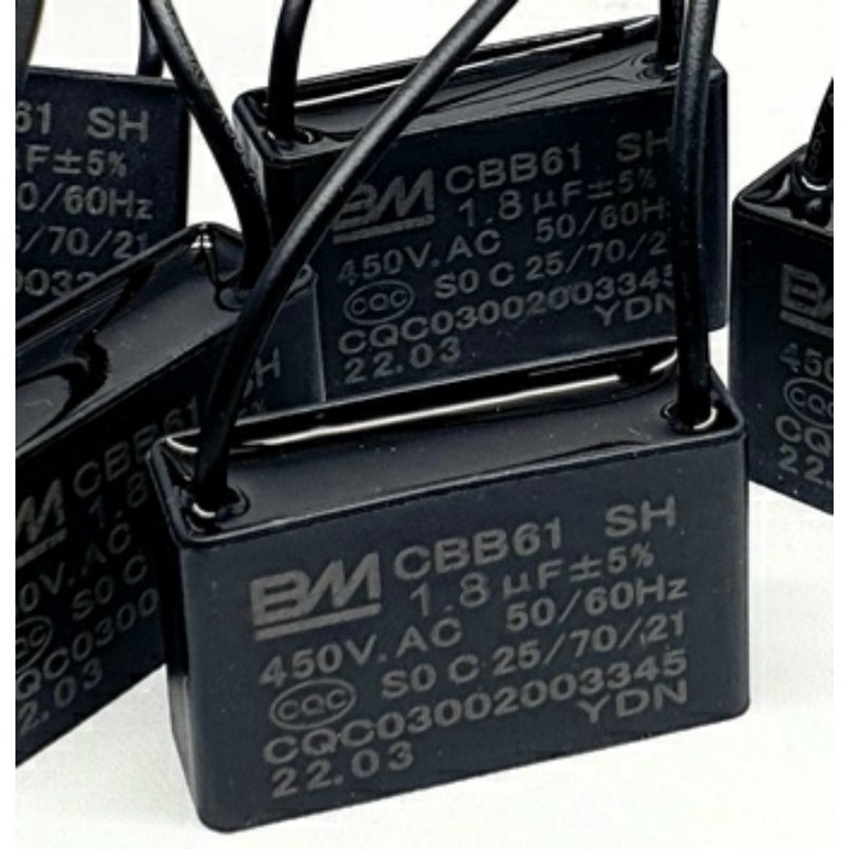 Jual Kapasitor Kipas Angin Kotak 1.8 mikro / Capasitor Ori Fan Cosmos 1