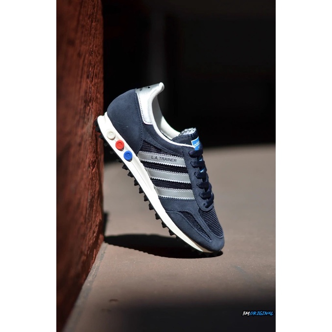 Adidas LA Trainer Legend Ink Matte Silver Navy ORIGINAL BY9323