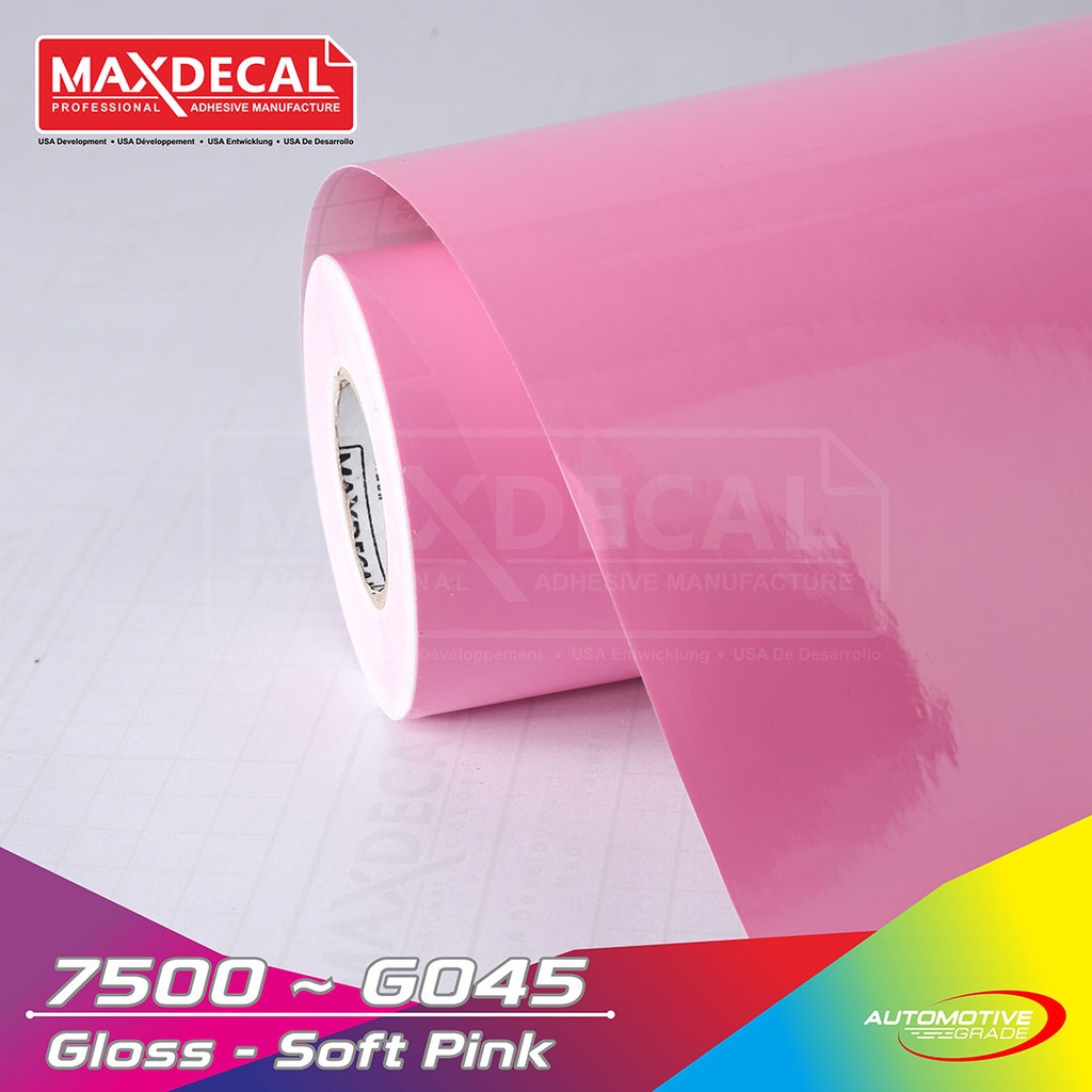 Jual Sticker Stiker Scotlait Maxdecal 7500 G040 Gloss Soft Pink 45 X