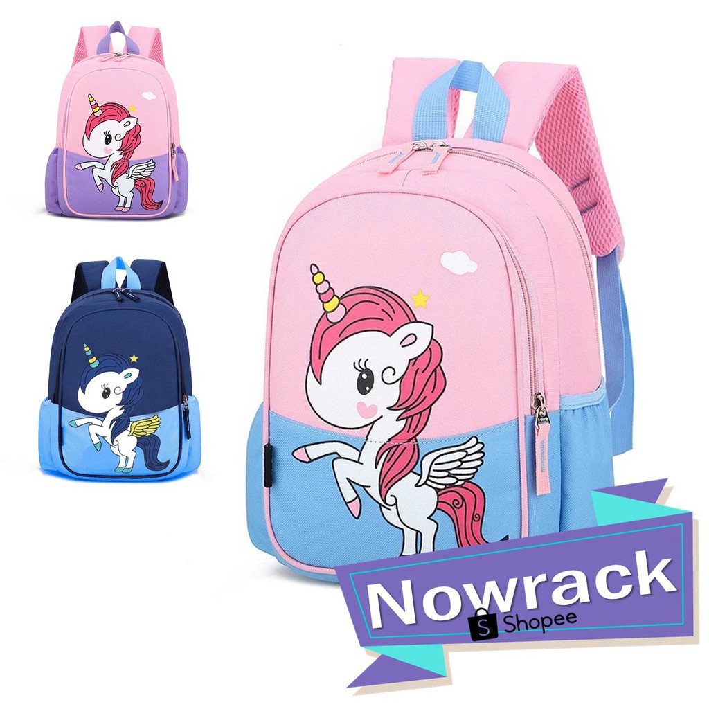 Jual Nowrack - TAS RANSEL ANAK KUDA PONI MURAH LUCU UNICORN KEKINIAN