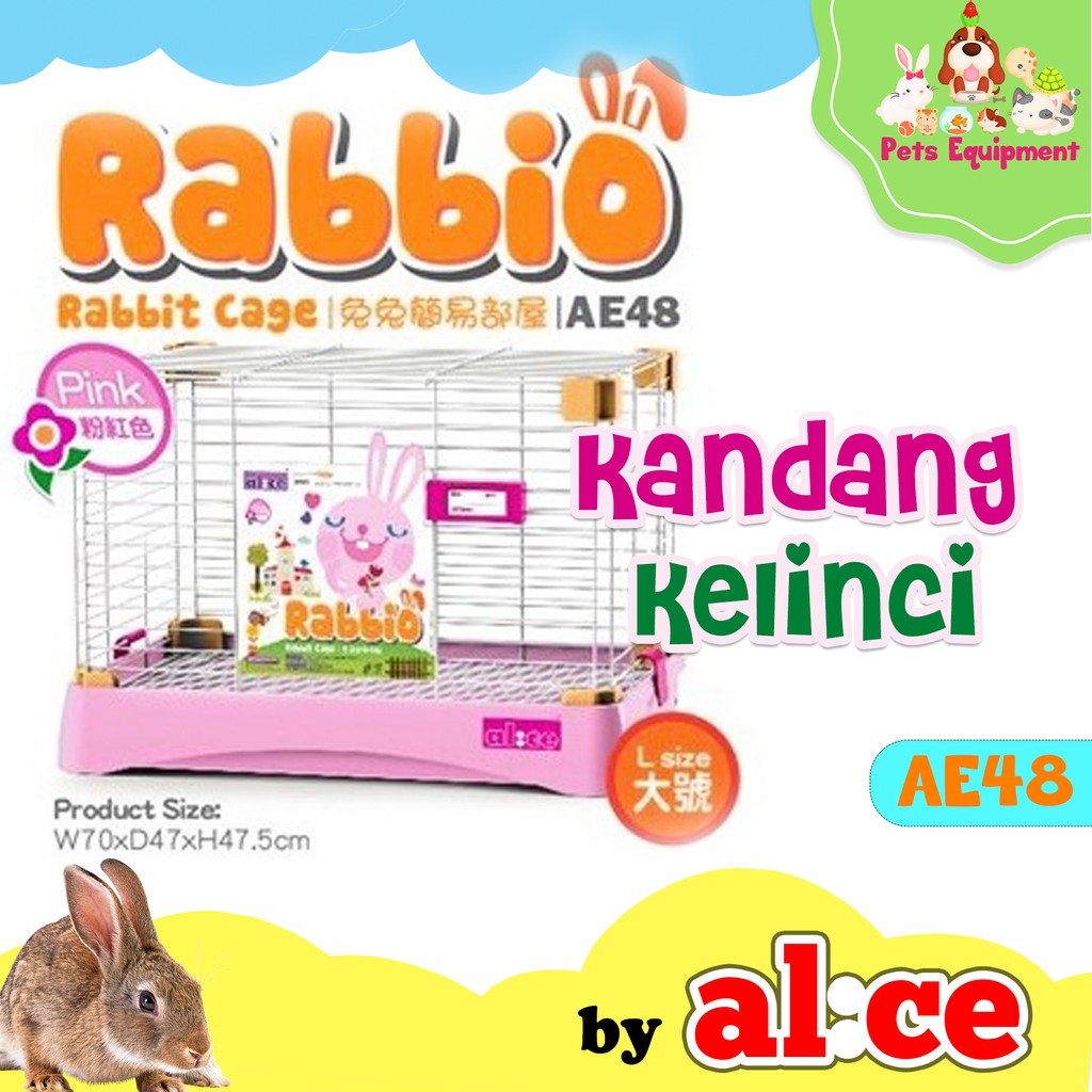 Jual KANDANG KELINCI RABBIO L/ rabbit house/ rabbit cage / kandang ...