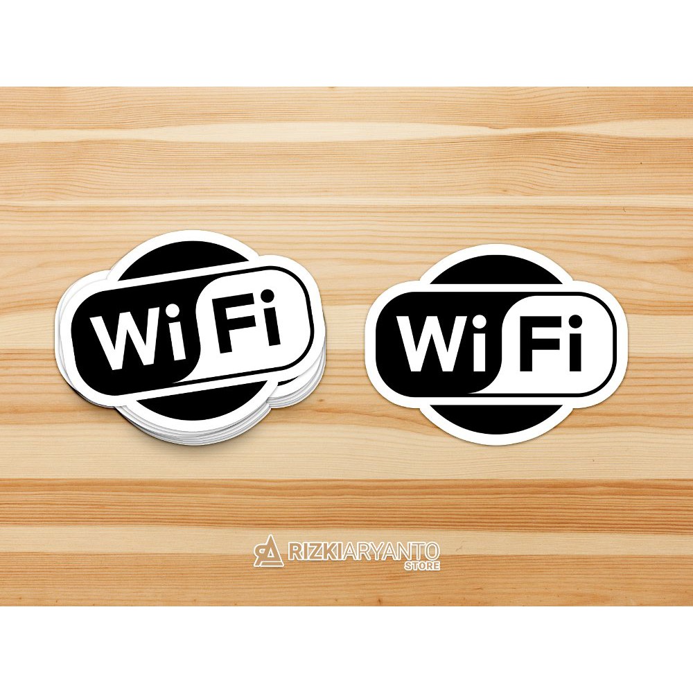 Jual Sticker - Stiker Logo Wifi untuk PC Laptop HP dll | Shopee Indonesia