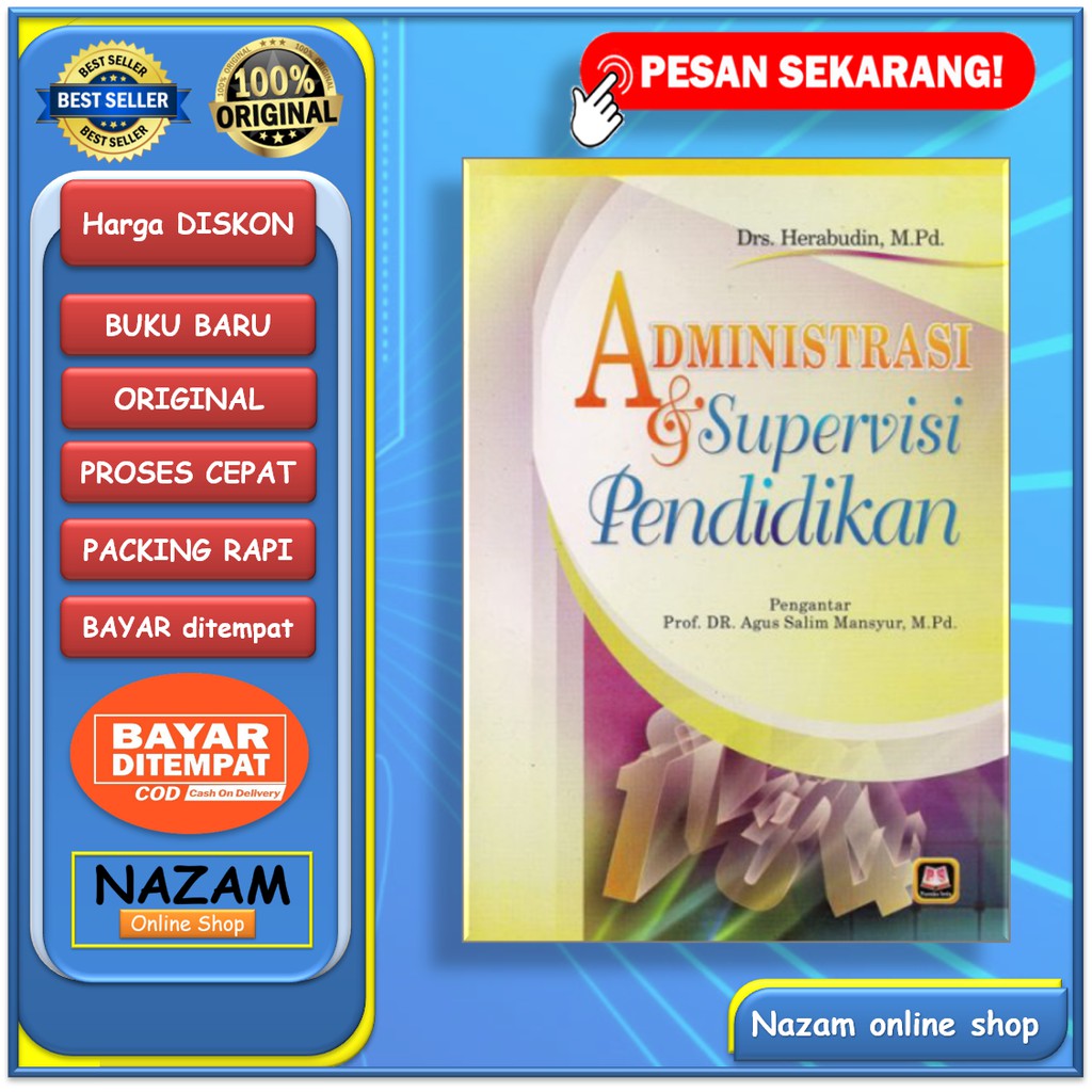 Jual Administrasi Dan Supervisi Pendidikan Oleh Drs.Herabudin | Shopee ...