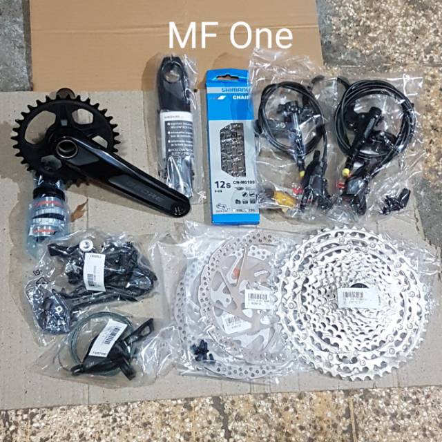 Jual Groupset Deore M6100 12 Speed 51T Single Terbaru Shopee Indonesia