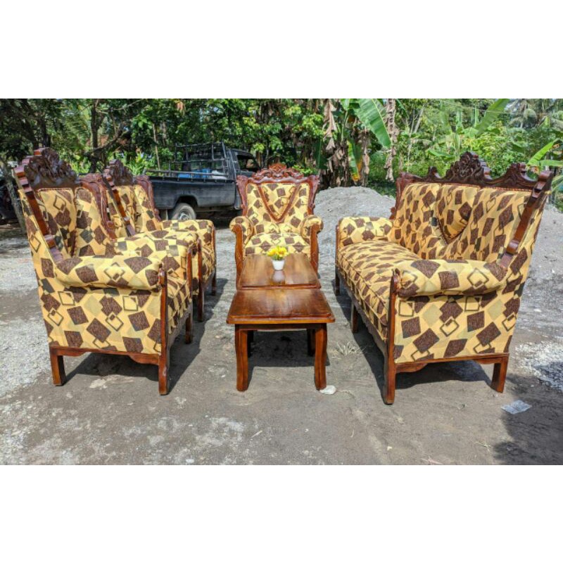Jual Kusri Gajah Jumbo/sofa gajah/ ( Rangka Jati ) Harga 2.395.000