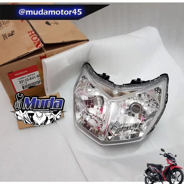 Jual Lampu Depan Supra X Fi Injeksi Reflektor K N Unit Assy Head Light Kap Dan Mika