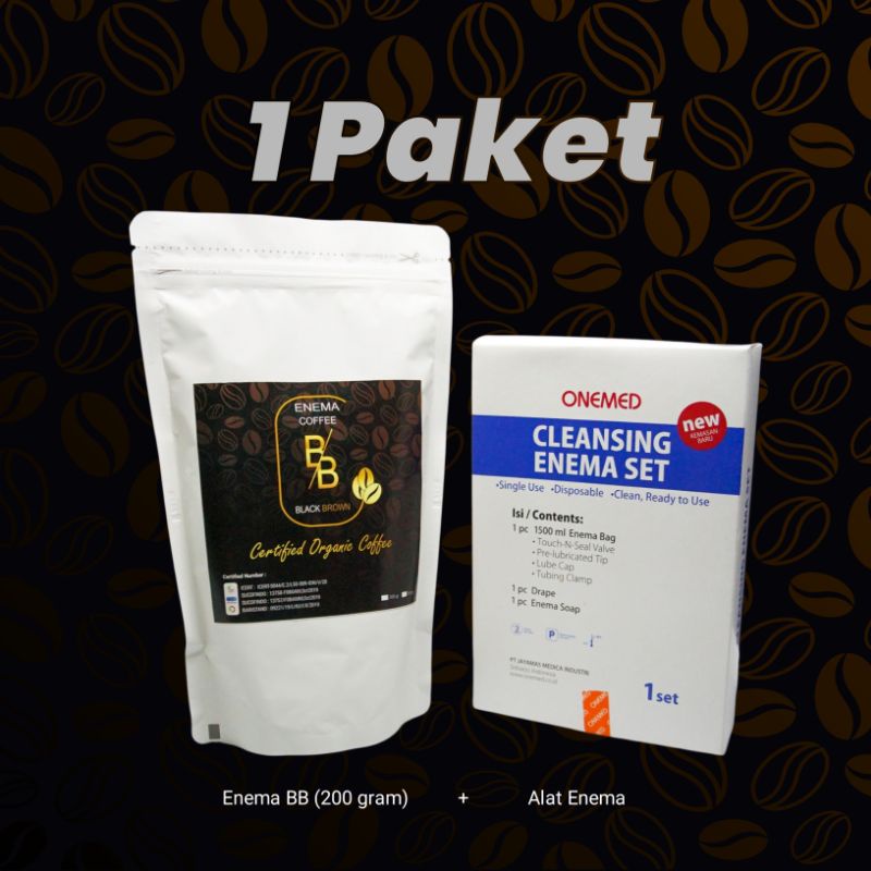Jual PAKET Enema Kopi LR Light Roast 200 gram & Alat Enema BB Coffee ...