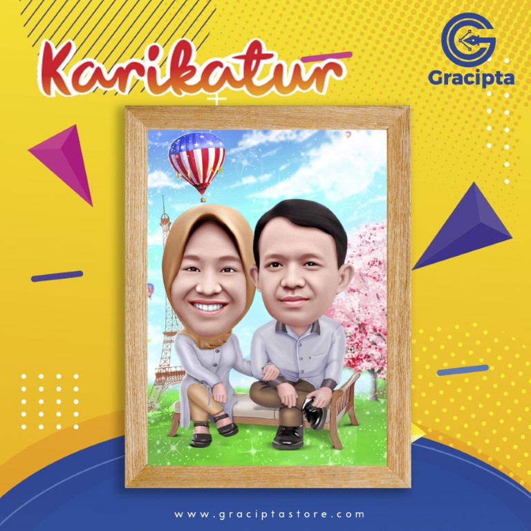 Jual Karikatur Karikatur Pernikahan Karikatur Kantor Karikatur Wisuda