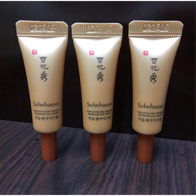 Jual SULWHASOO CONCENTRATED GINSENG RENEWING EYE CREAM 3ML Shopee