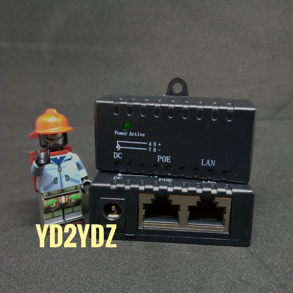 Jual Passive POE injector pasif Power Over Hitam injektor wireless router ipcam voip