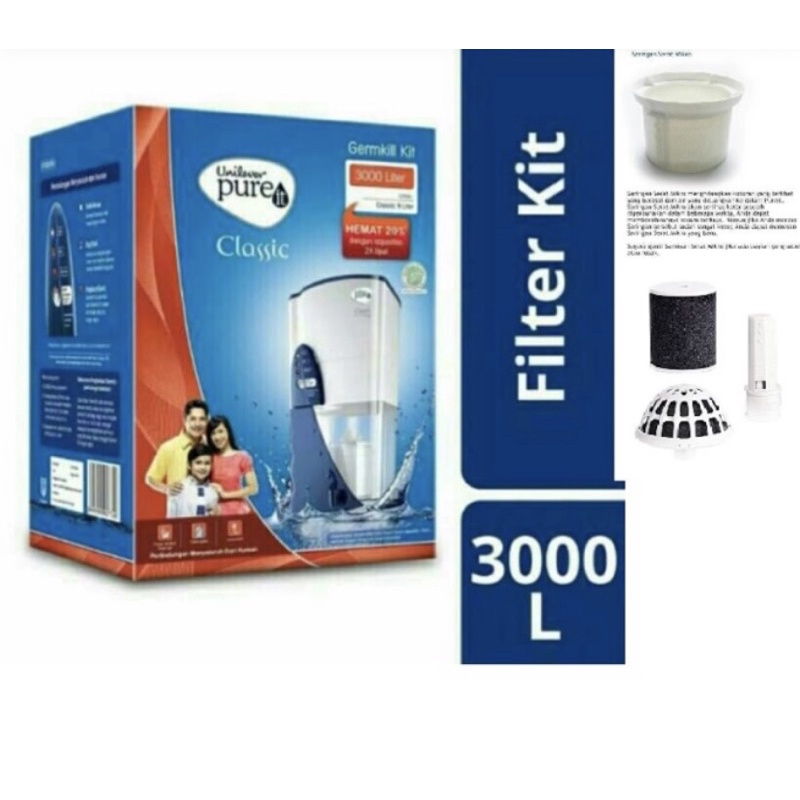 Jual Unilever PUREIT Classic Germkill Kit 3000L | Shopee Indonesia