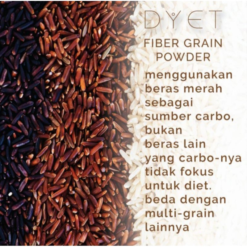 Jual Dyet Korean Fiber Grain 200 gram | Shopee Indonesia
