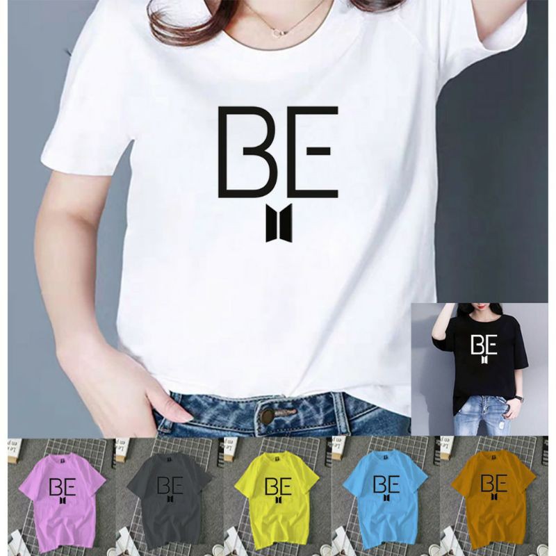 Jual BTS BE New Album !! logo bawah / Baju Kaos Kpop | Shopee Indonesia