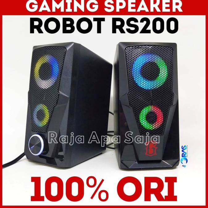 Jual Speaker Robot RS200 Spiker Speker Gaming E-Sport Esport LED RGB ...