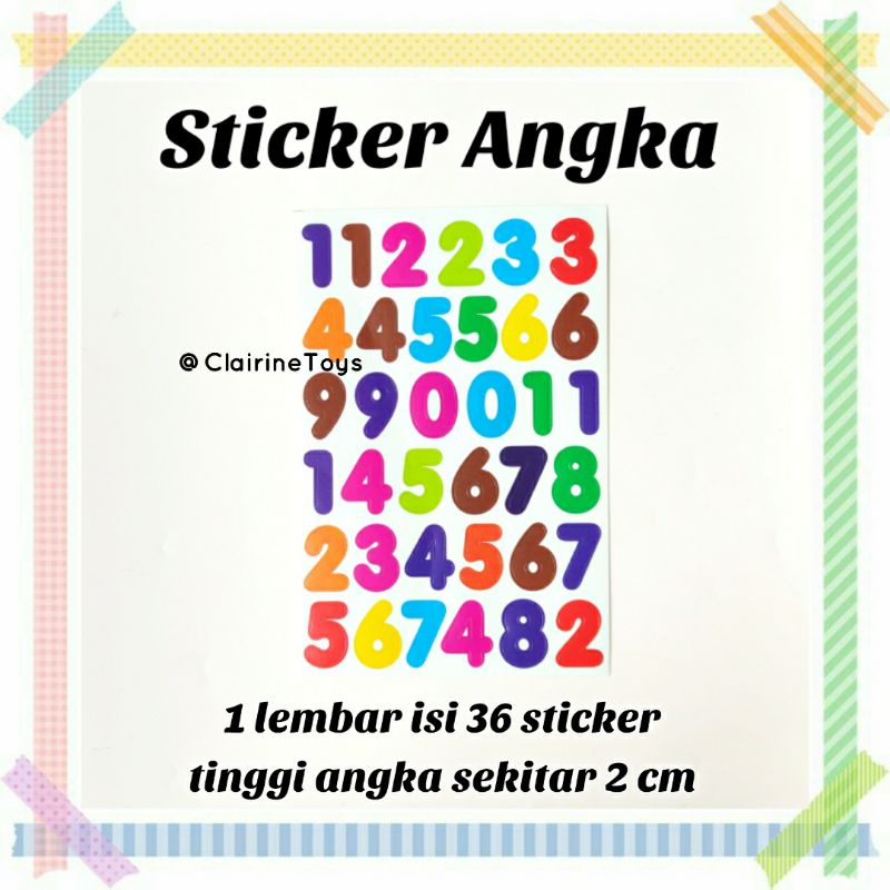 Jual Sticker Rewards Dot Sticker Anak Sticker Huruf Angka Shopee Indonesia