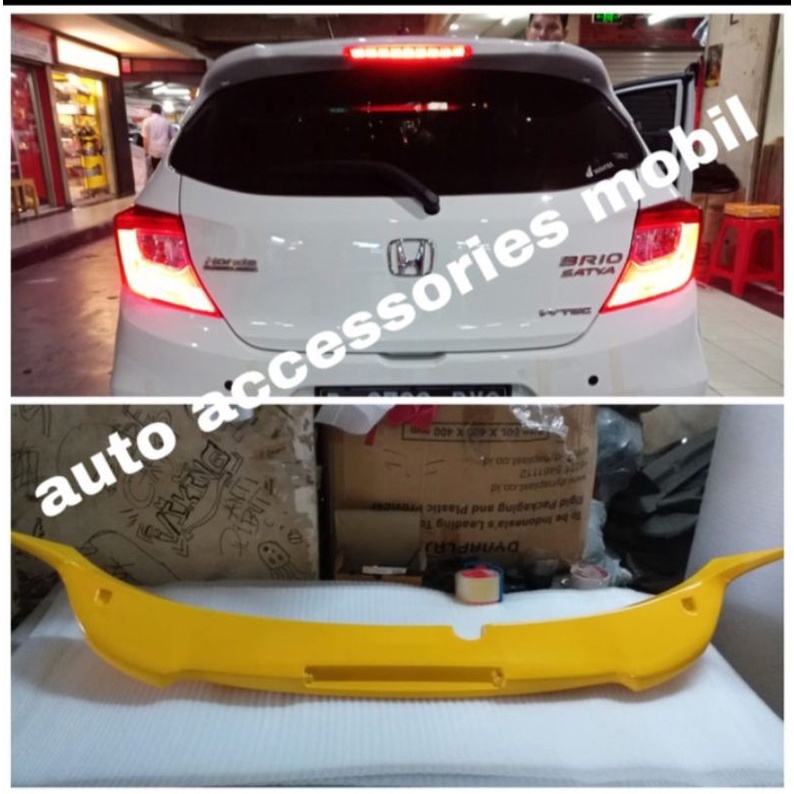 Jual spoiler Honda all new Brio 2018 - 2019 | Shopee Indonesia
