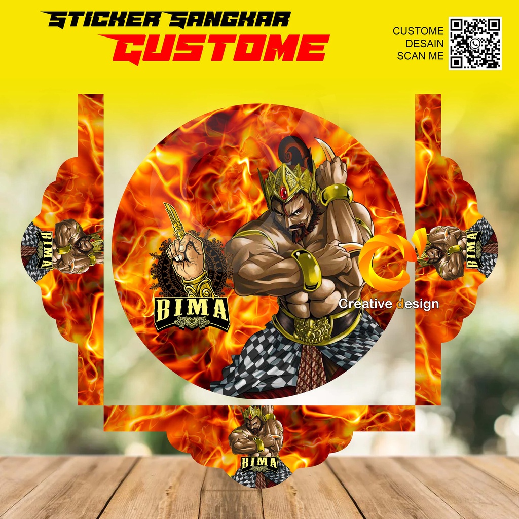 Jual STICKER SANGKAR MURAI BATU BIMA | Shopee Indonesia