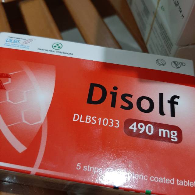 Jual DISOLF 490 MG BOX ISI 30 TABLET - Herbal melancarkan aliran darah ...