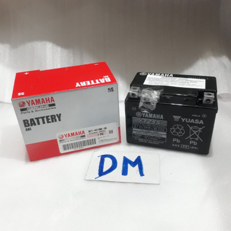 Jual accu battery aki kering Yuasa Byson Vixion old new Mio J M3 Z Gt