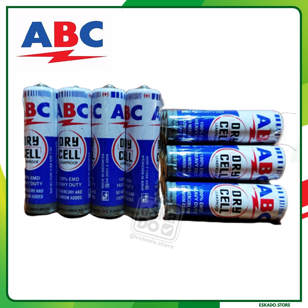 Jual Baterai ABC Besar R20 / Tanggung R14C / Sedang AA | Shopee Indonesia